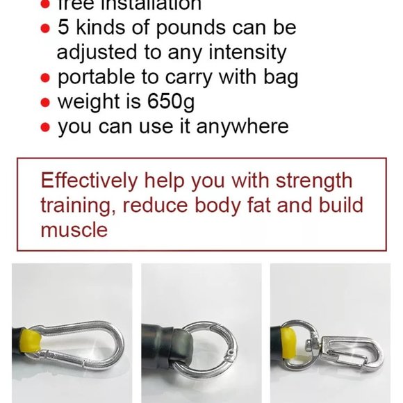 Exercise Bands - Home Gym - Strength Training Resistance Bands - 11 Piece Set - Picture 12 of 16